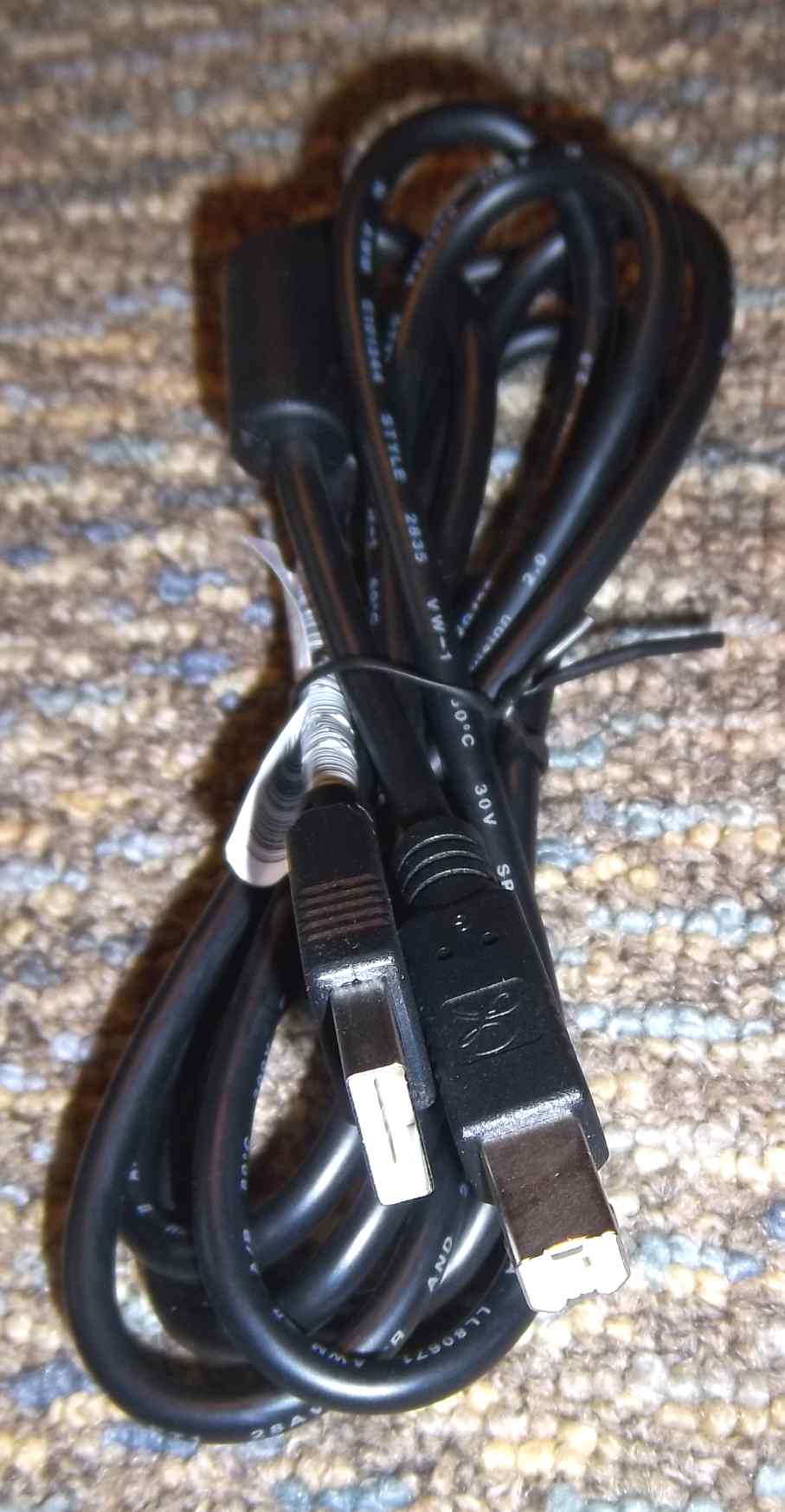 USB-A to USB-B Printer Cable 089G1758AG